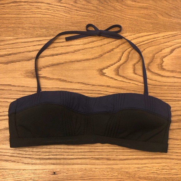 Athleta Other - Athleta Navy and Black Bandeau Bikini Top Athleta Other - Athleta Navy and Black Bandeau Bikini Top